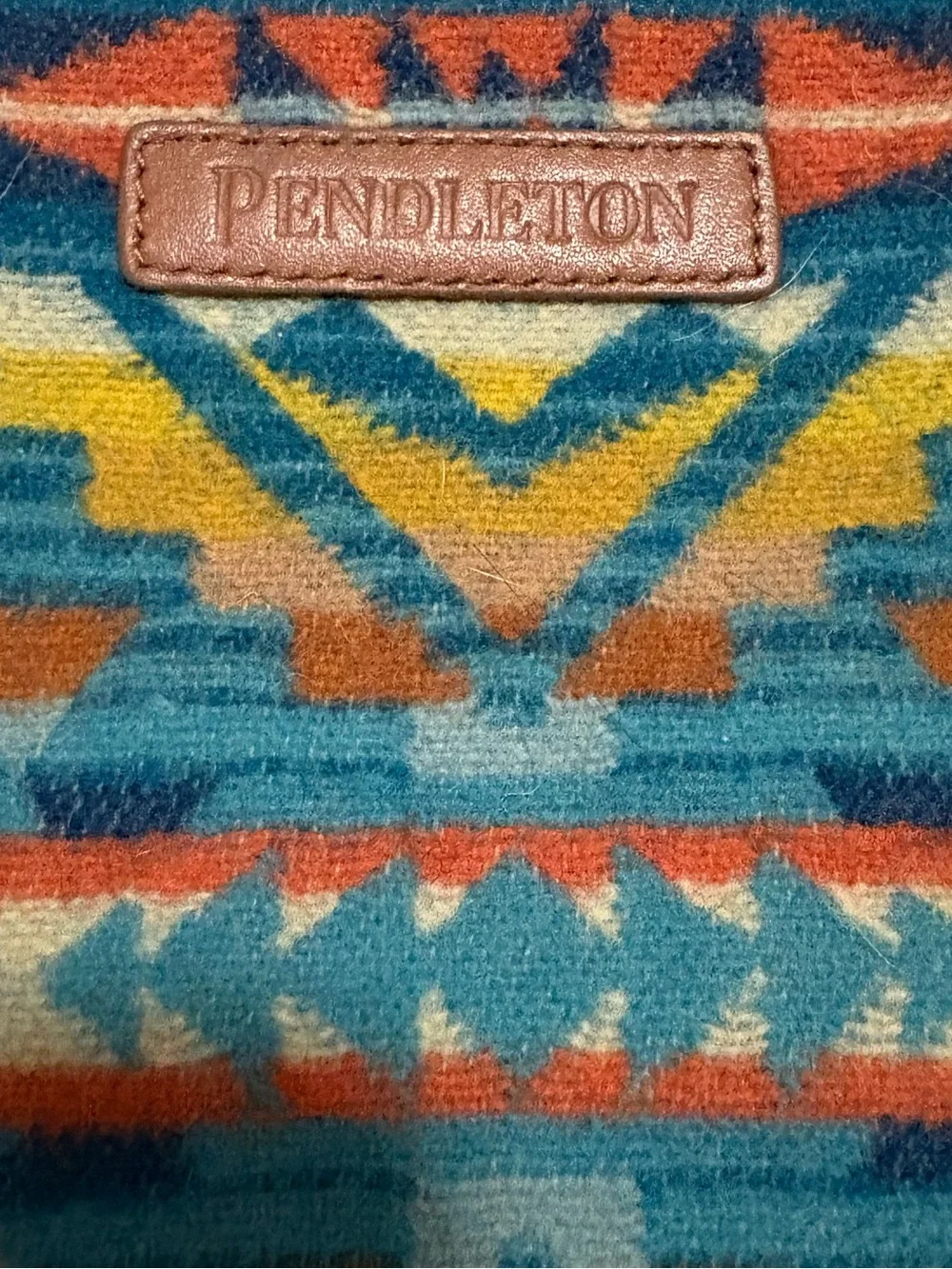 Pendleton Turquoise Alto Mesa Three Pocket Crossbody Bag